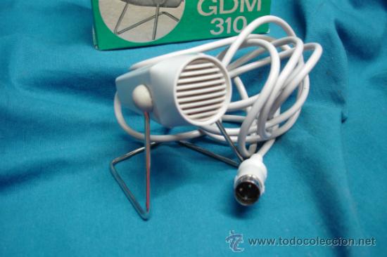 Radios antiguas: ANTIGUO MICR&Oacute;FONO DIN&Aacute;MICO GRUNDIG GDM 310 - IMPECABLE - Foto 3