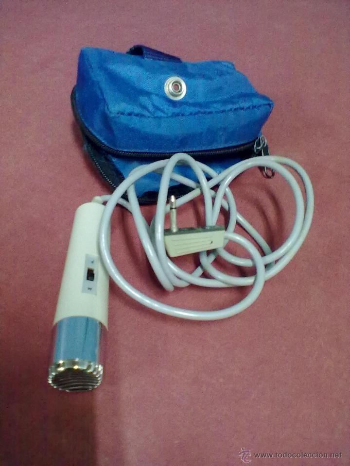 Radios antiguas: MICROFONO SIN MARCA EN FUNDA IMPERMEABLE - Foto 1