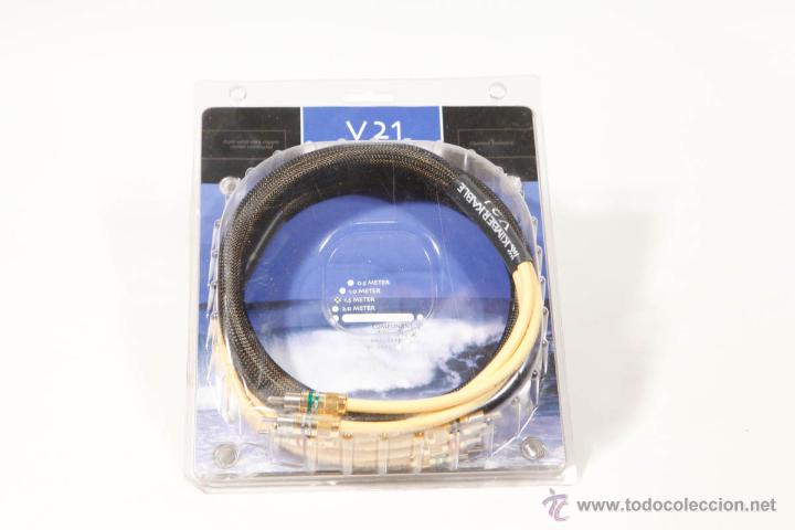 Radios antiguas: Kimber Kable V21 Precision Video Cable Solid Core Copper 1.5M RCA Composite RGB - Foto 1