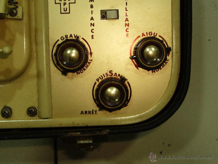 Radios antiguas: TEPPAZ 336 Tocadiscos port&aacute;til (V&aacute;lvulas) - Foto 6