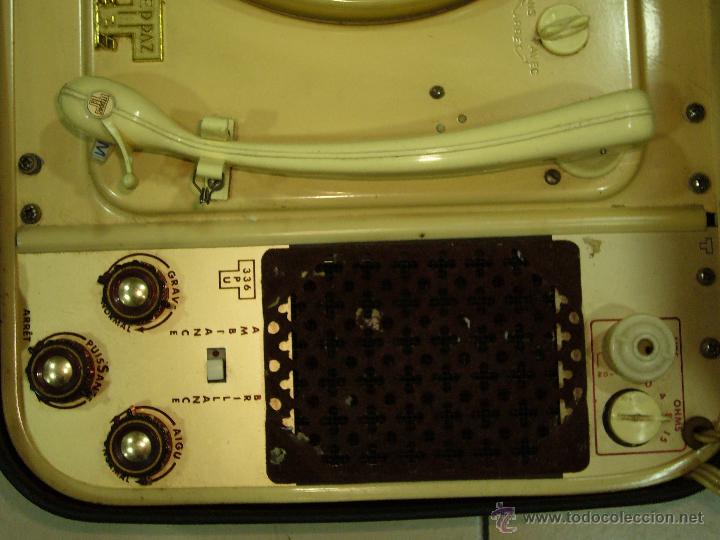 Radios antiguas: TEPPAZ 336 Tocadiscos port&aacute;til (V&aacute;lvulas) - Foto 9