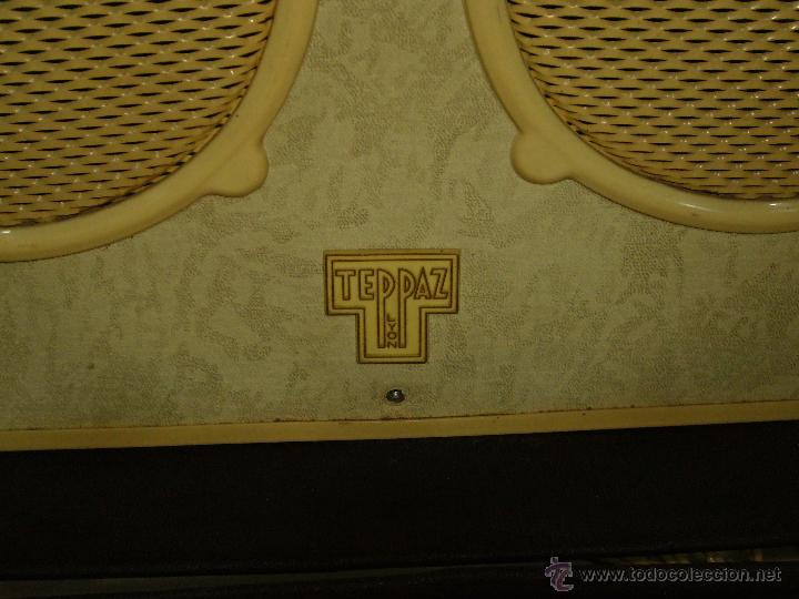 Radios antiguas: TEPPAZ 336 Tocadiscos port&aacute;til (V&aacute;lvulas) - Foto 10