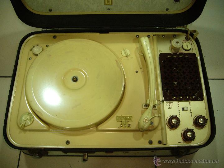Radios antiguas: TEPPAZ 336 Tocadiscos port&aacute;til (V&aacute;lvulas) - Foto 11