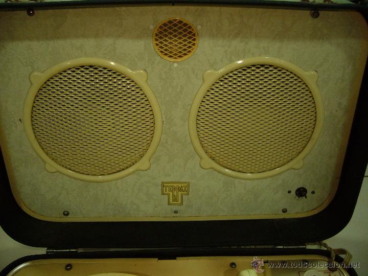 Radios antiguas: TEPPAZ 336 Tocadiscos port&aacute;til (V&aacute;lvulas) - Foto 12