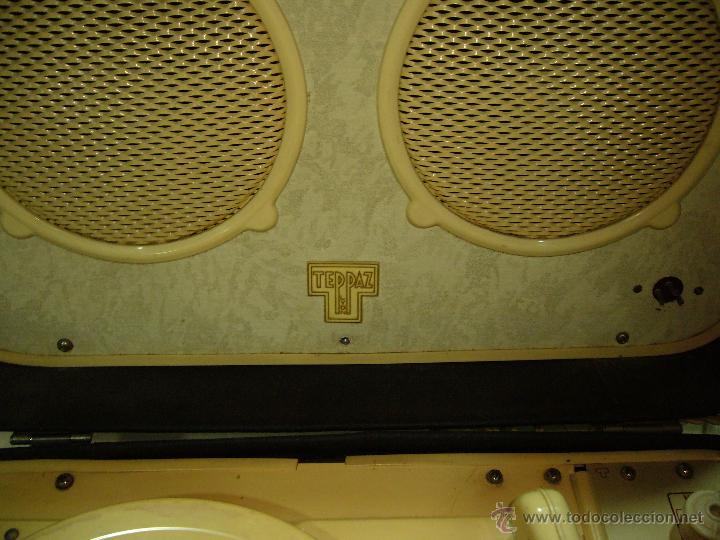 Radios antiguas: TEPPAZ 336 Tocadiscos port&aacute;til (V&aacute;lvulas) - Foto 14
