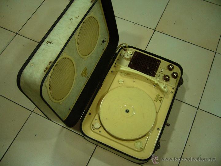 Radios antiguas: TEPPAZ 336 Tocadiscos port&aacute;til (V&aacute;lvulas) - Foto 18