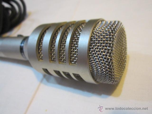 Radios antiguas: Micr&oacute;fono Optimus. 24 cms. - Foto 3