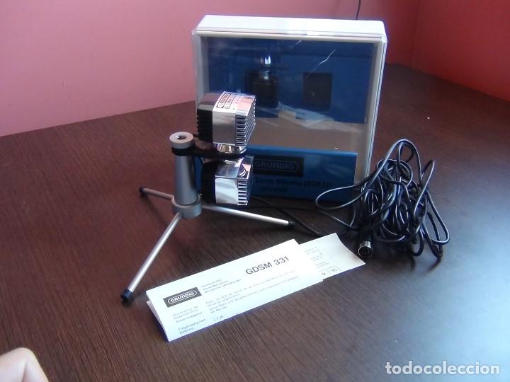 Radios antiguas: Micr&oacute;fono est&eacute;reo Grundig 331 universal - Foto 17