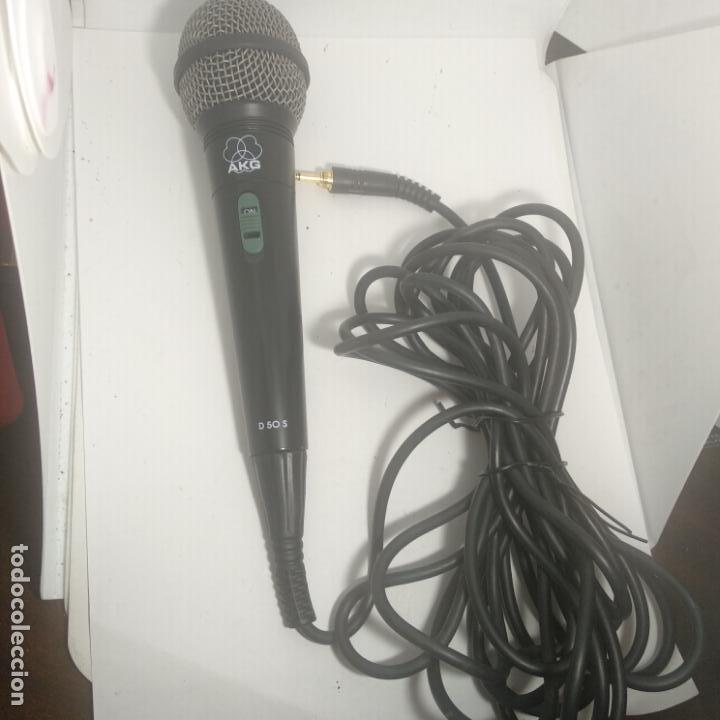 Radios antiguas: Micr&oacute;fono AKG D 50 S funcionando correctamente - Foto 2