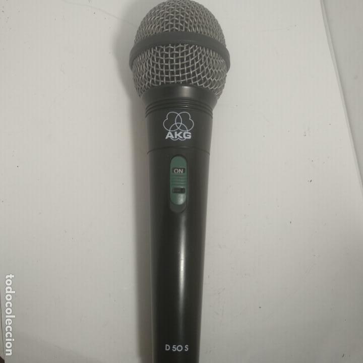 Radios antiguas: Micr&oacute;fono AKG D 50 S funcionando correctamente - Foto 3