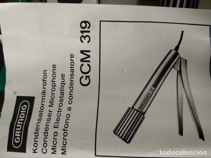Radios antiguas: MICROFONO GRUNDIG GCM 319 - Foto 6