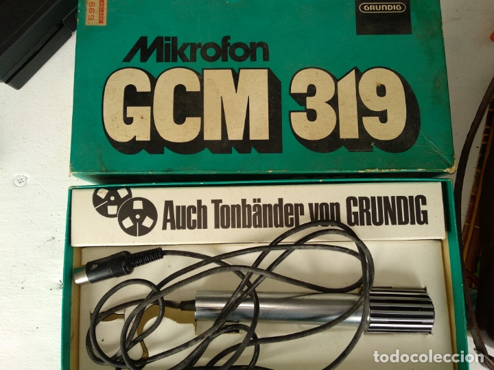 Radios antiguas: MICROFONO GRUNDIG GCM 319 - Foto 1