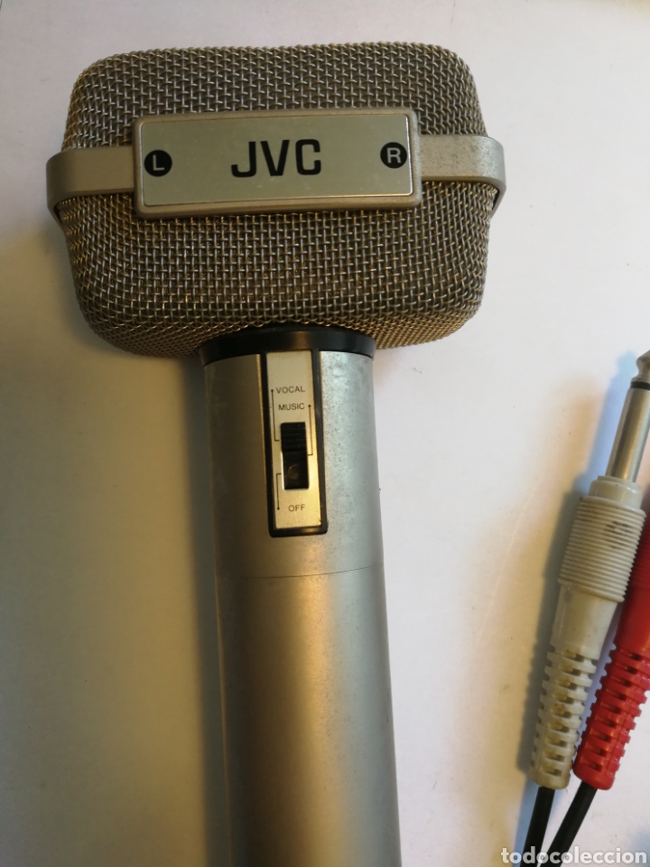 Radios antiguas: microfono marca jvc modelo m-201 de 2 canales. - Foto 2