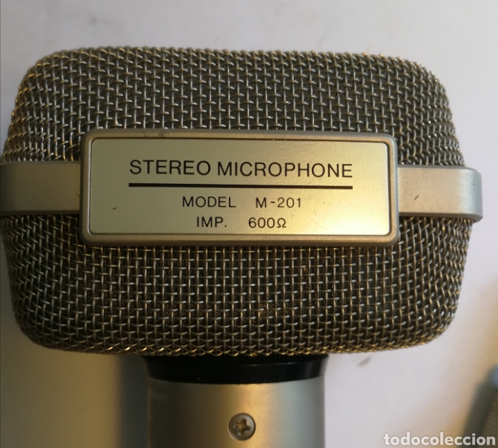 Radios antiguas: microfono marca jvc modelo m-201 de 2 canales. - Foto 3