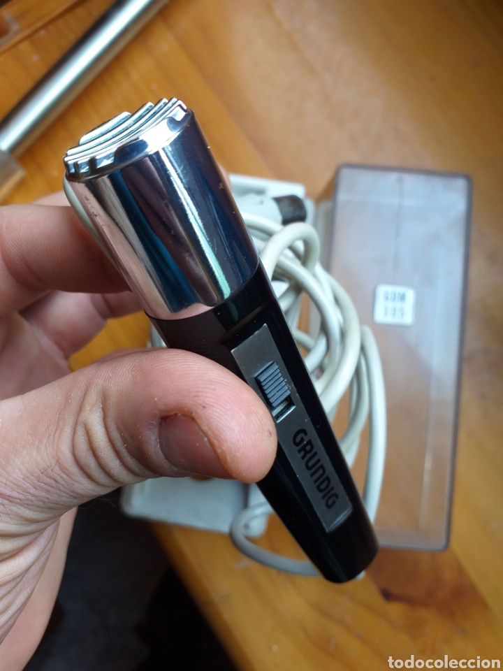 Radios antiguas: ANTIGUO MICROFONO GRUNDIG GDM 305 - Foto 4
