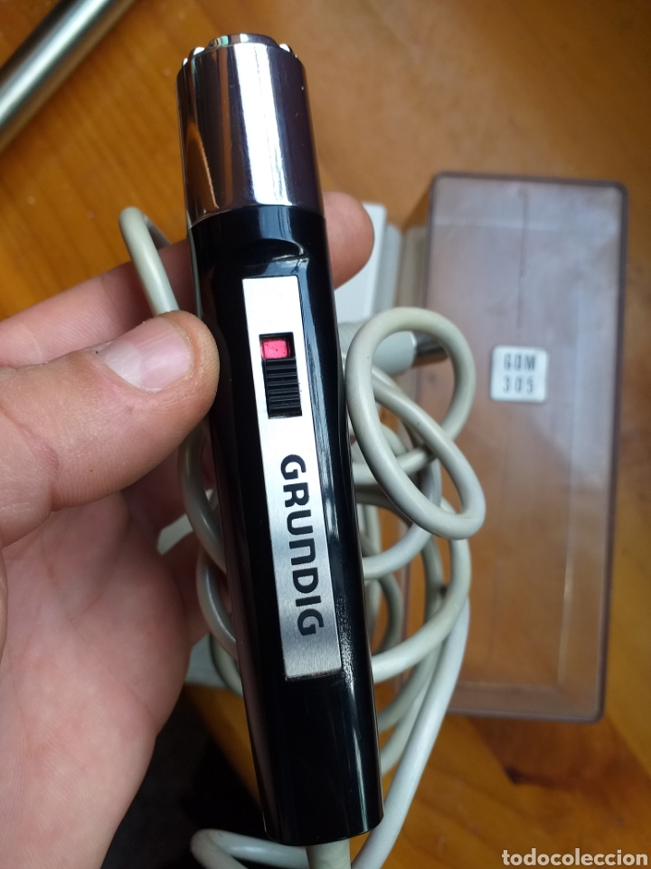 Radios antiguas: ANTIGUO MICROFONO GRUNDIG GDM 305 - Foto 5