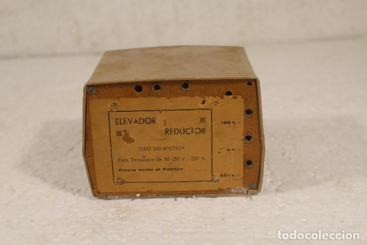 Radios antiguas: elevador transformador antiguo - Foto 3