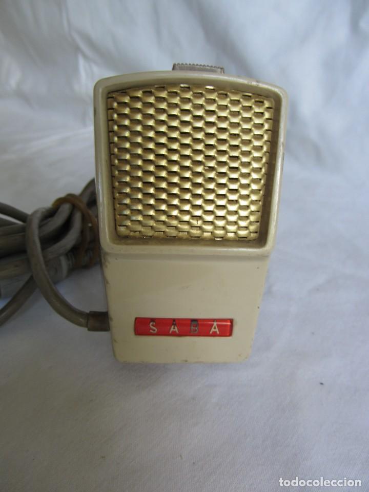 Radios antiguas: Micr&oacute;fono marca Saba - Foto 2