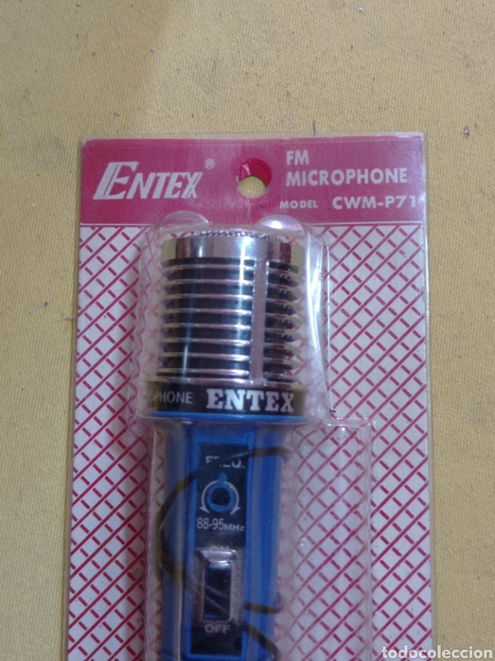 Radios antiguas: ANTIGUO MICR&Oacute;FONO ENTEX NUEVO - Foto 2