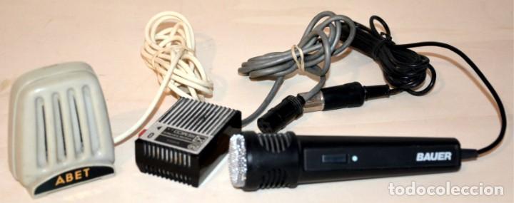 Radios antiguas: LOTE DE 3 MICR&Oacute;FONOS VINTAGE - Foto 1