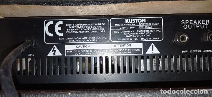 Radios antiguas: ANTIGUO AMPLIFICADOR KUSTOM KPM4060 - Foto 5