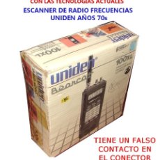 Radios antiguas: ANTIGUO RADIO CB UNIDEN PROFESIONAL AÑOS 70S, BANDA CIVIL, RADIO FRECUNCIA VINTAGE. Lote 313506443