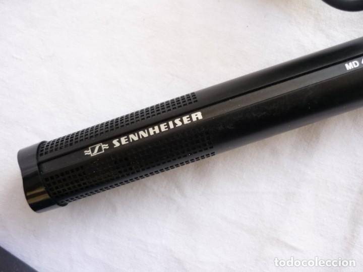 Radios antiguas: Micr&oacute;fono Sennheiser Mod. 402-K, estuche original - Foto 4