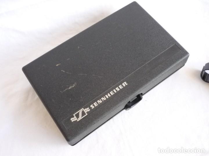 Radios antiguas: Micr&oacute;fono Sennheiser Mod. 402-K, estuche original - Foto 7