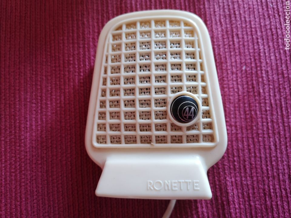 Radios antiguas: Micr&oacute;fono Ronette 44. A&ntilde;os 50-60s - Foto 3