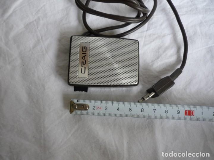 Radios antiguas: Micr&oacute;fono japon&eacute;s de baquelita Craig - Foto 8