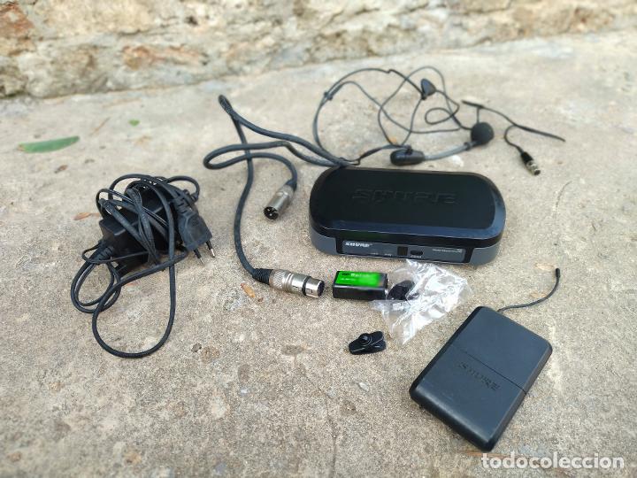 Radios antiguas: Micr&oacute;fono profesional inal&aacute;mbrico diadema - Foto 5