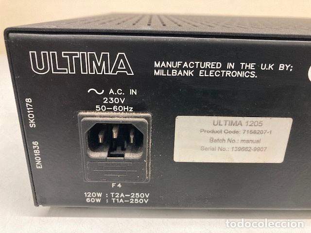 Radios antiguas: Amplificador ULTIMA 1205 - Foto 6