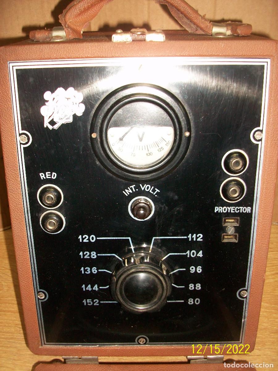Radios antiguas: ANTIGUO ELEVADOR-REDUCTOR DE TENSION - Foto 2