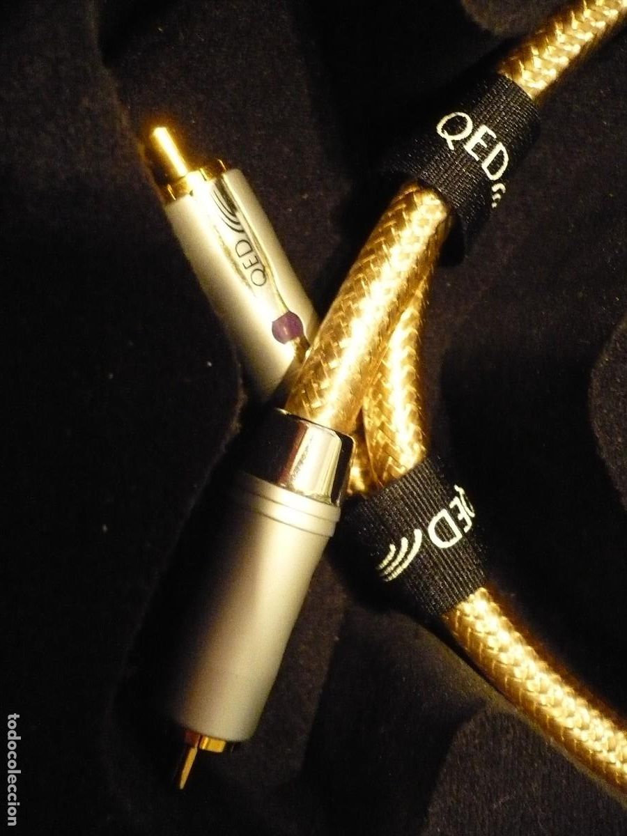 Radios antiguas: QED DE RODIO. SIGNATURE SILVER. DIGITAL AUDIO REFERENCE. CABLE RCA HI-END. CONECTORES RODIO - Foto 5