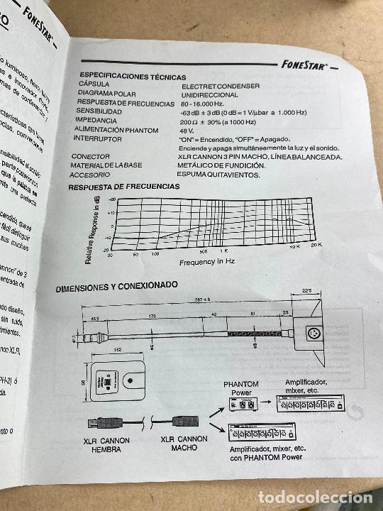 Radios antiguas: MICROFONO FONESTAR - Foto 5