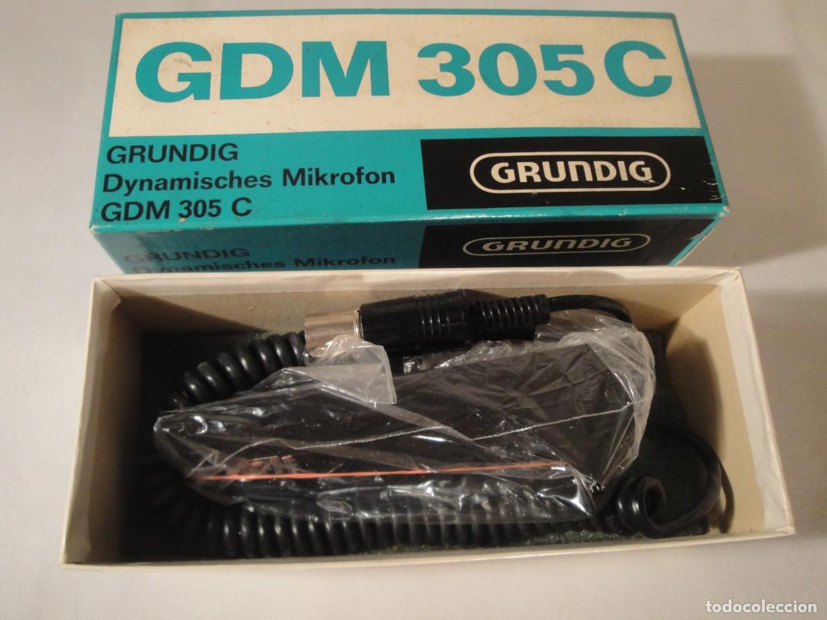 Radios antiguas: Micr&oacute;fono Grundig GDM 305C. Nuevo. - Foto 2