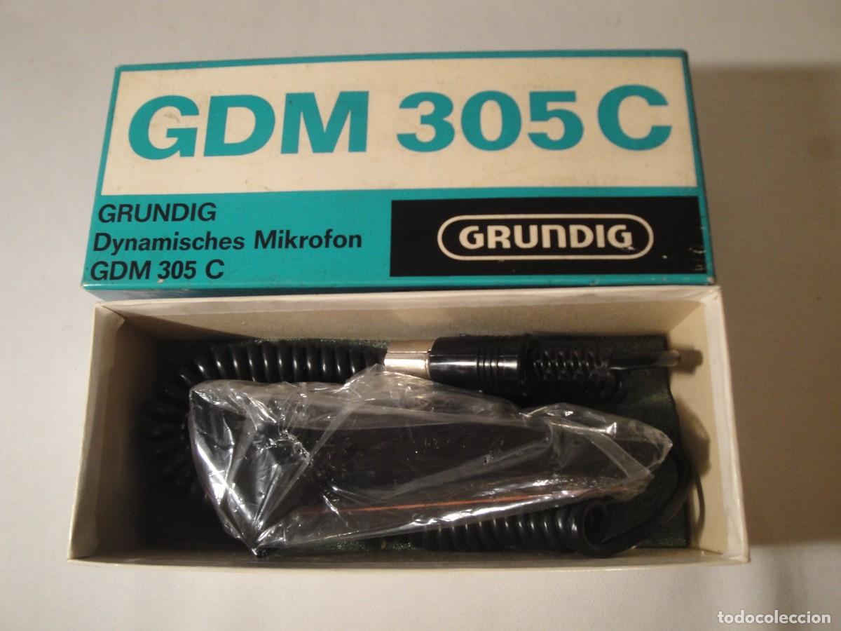 Radios antiguas: Micr&oacute;fono Grundig GDM 305C. Nuevo. - Foto 7