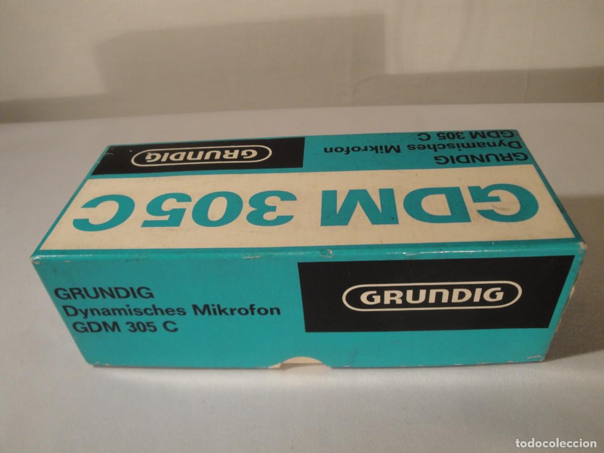 Radios antiguas: Micr&oacute;fono Grundig GDM 305C. Nuevo. - Foto 8