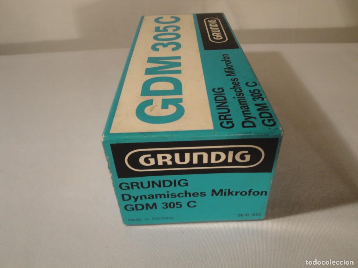 Radios antiguas: Micr&oacute;fono Grundig GDM 305C. Nuevo. - Foto 9