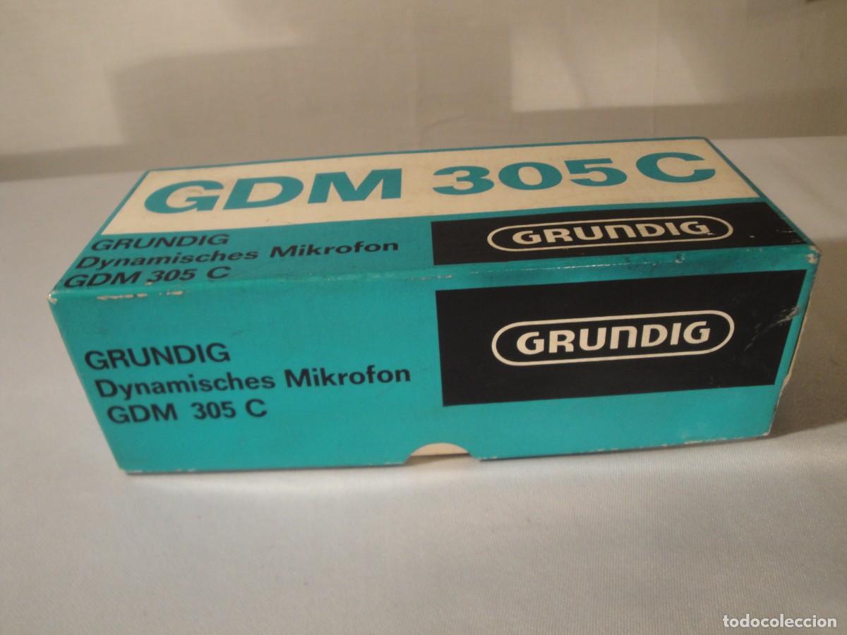 Radios antiguas: Micr&oacute;fono Grundig GDM 305C. Nuevo. - Foto 10