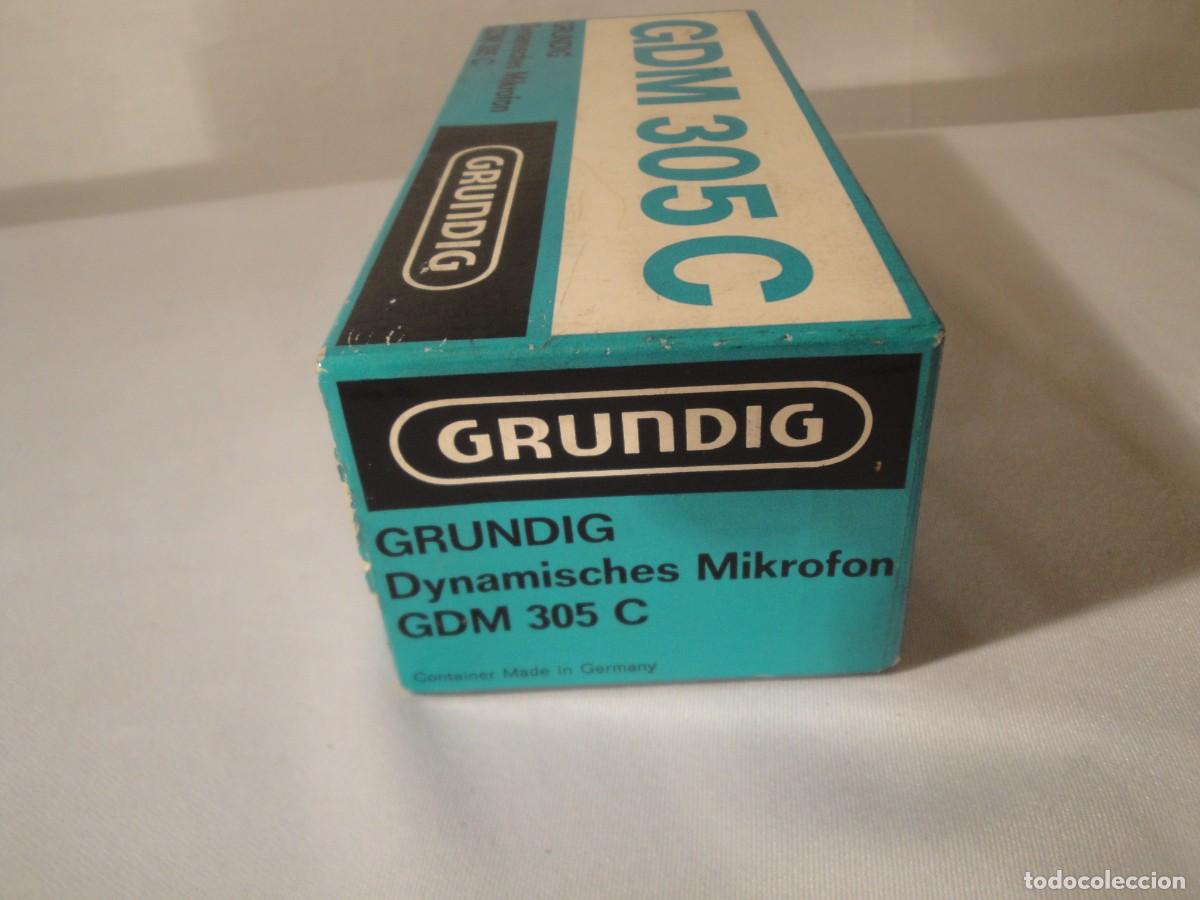 Radios antiguas: Micr&oacute;fono Grundig GDM 305C. Nuevo. - Foto 11