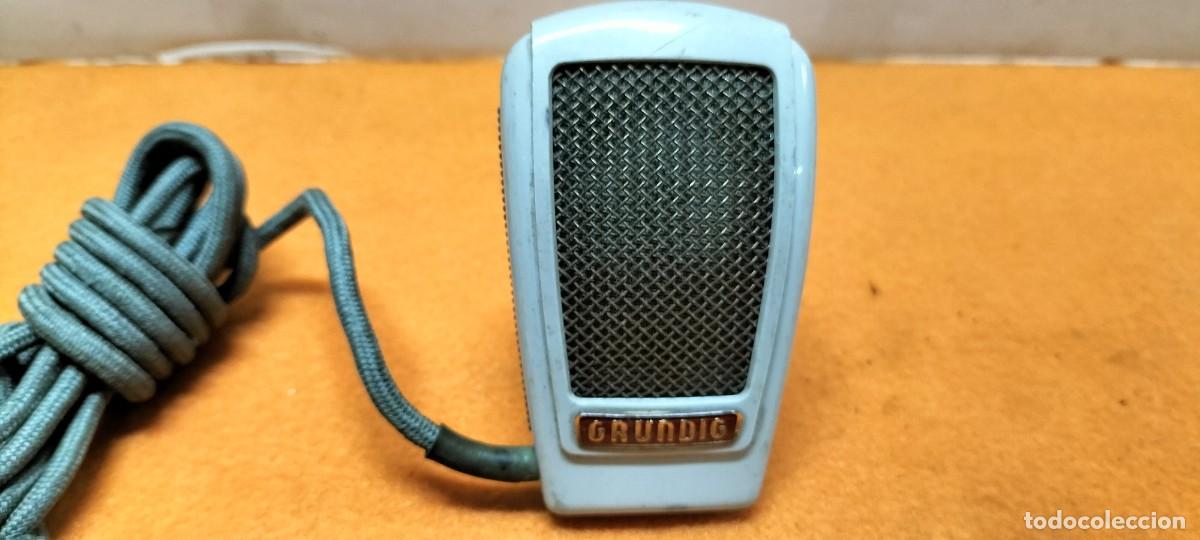 Radios antiguas: ANTIGUO MICROFONO GRUNDIG - Foto 1