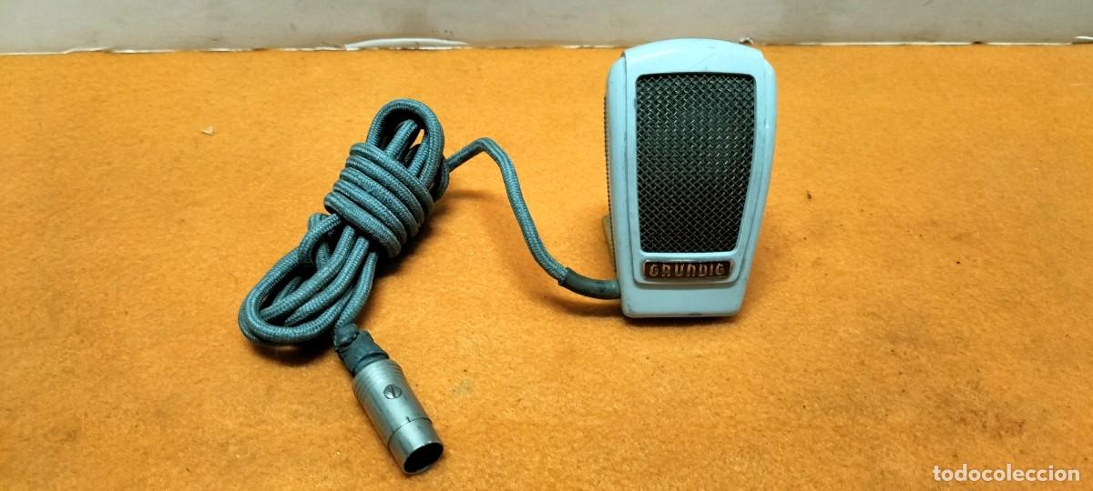 Radios antiguas: ANTIGUO MICROFONO GRUNDIG - Foto 2