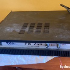 Radios antiguas: AMPLIFICADOR PROFESIONAL PW-200 DESCATALOGADO, MUY BUEN ESTADO