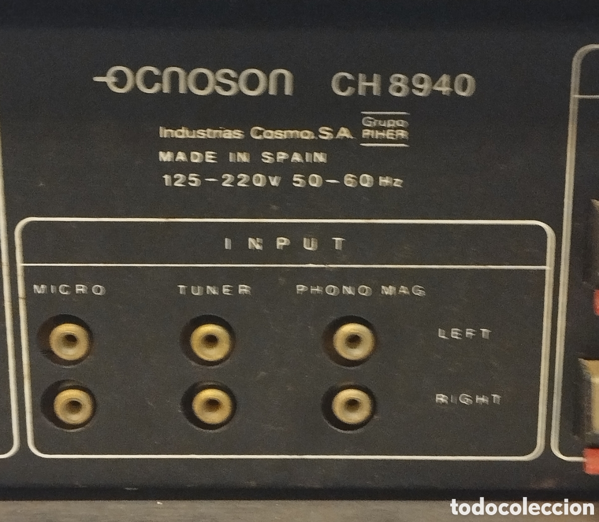 Radios antiguas: Amplificador Ocnoson - Foto 2