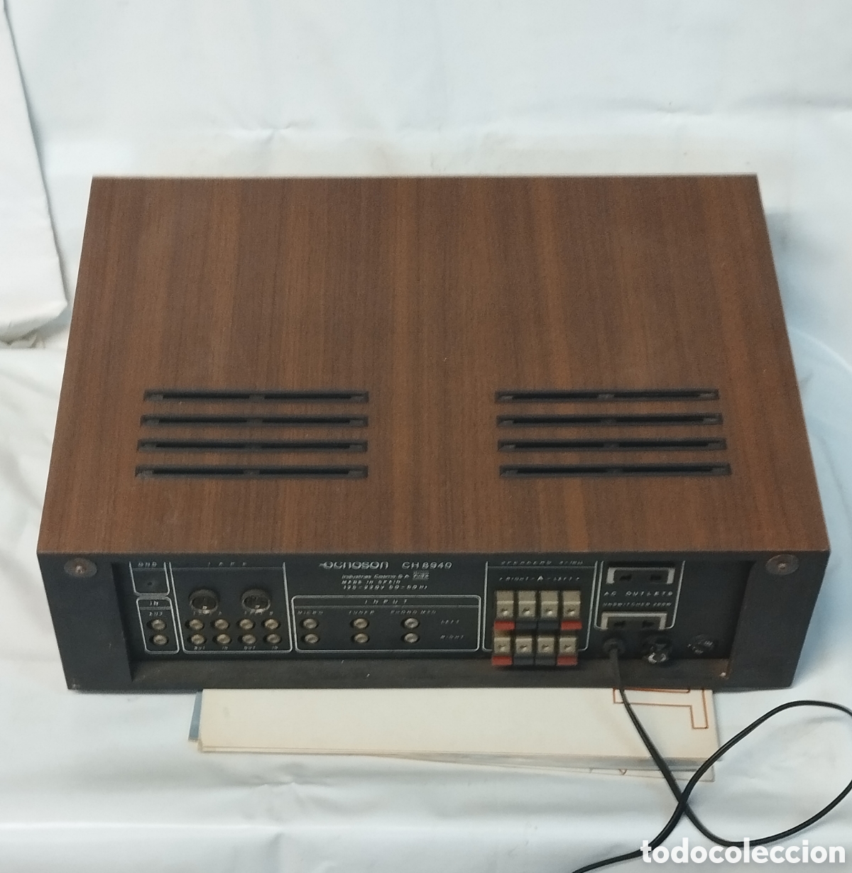 Radios antiguas: Amplificador Ocnoson - Foto 14