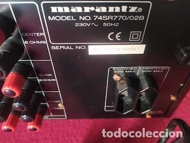 Radios antiguas: AMPLIFICADOR MARANTS 74SR770 - Foto 3