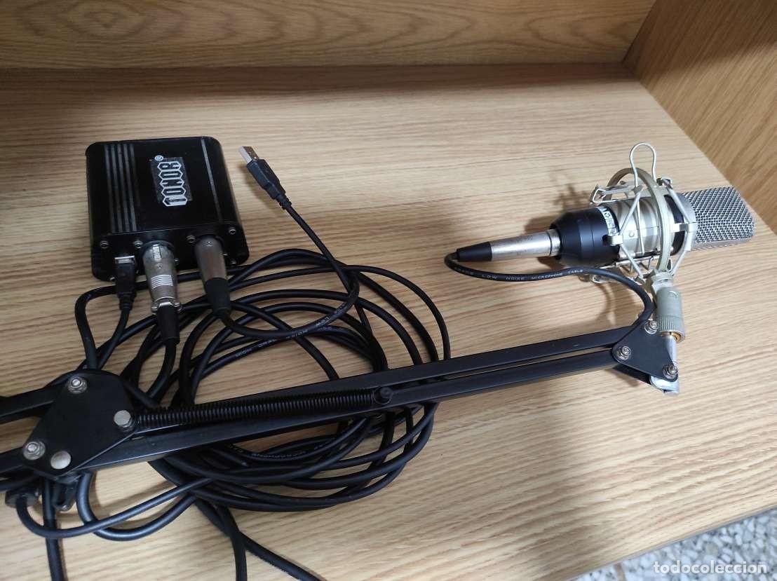 Radios antiguas: Micr&oacute;fono De Condensador Bm-700 Mic Micr&oacute;fono De Pc - Foto 4
