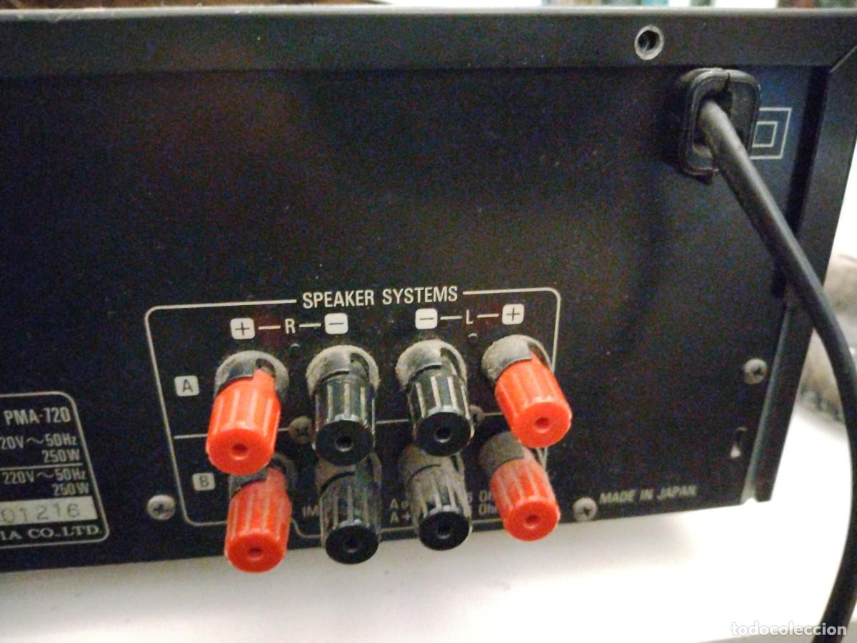 Radios antiguas: Amplificador denon ,PMA-720 - Foto 6