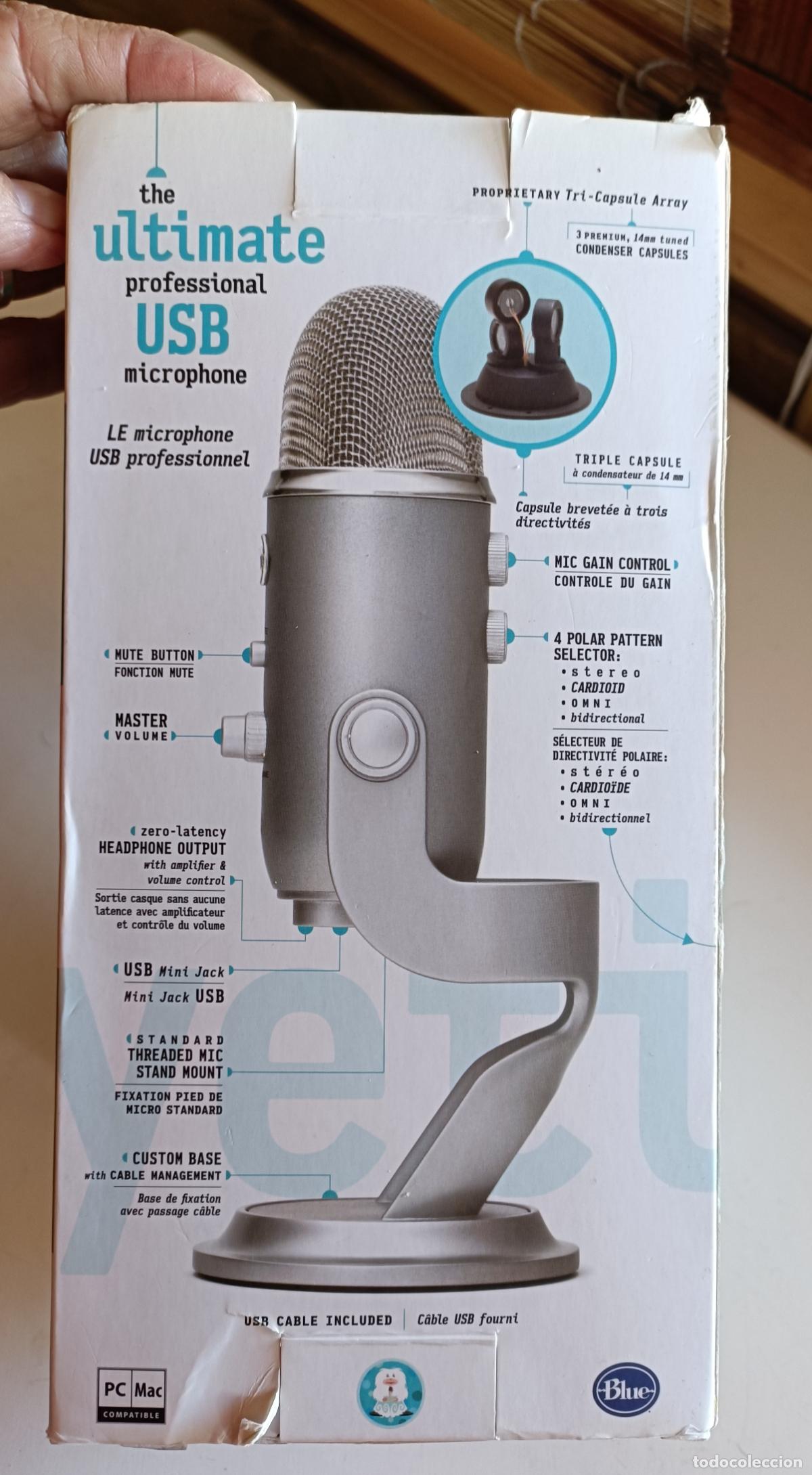 Radios antiguas: MICR&Oacute;FONO PROFESIONAL YETI - Foto 4